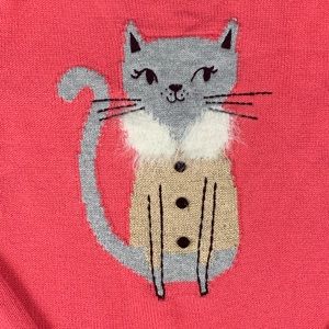 Gymboree Girls Size L (10-12) Cat Sweater